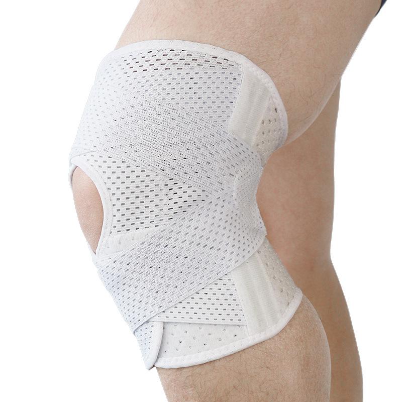 

Универсальная одинарная защита колена для левого и правого мениска 6-го поколения, специально для бега на колени у мужчин и женщин XXXL-Single белый