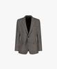 Liberclassy [24Fw] Lkw26405 Beige Semi-Oversized Single Two-Button Diagonal Dart Notched Lapel Set-Up Jacket