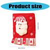 Chair Covers Dining Room Chair Back Cover Slipcover Santa Snowman Elk Pattern for Christmas Holiday Festival Decoration