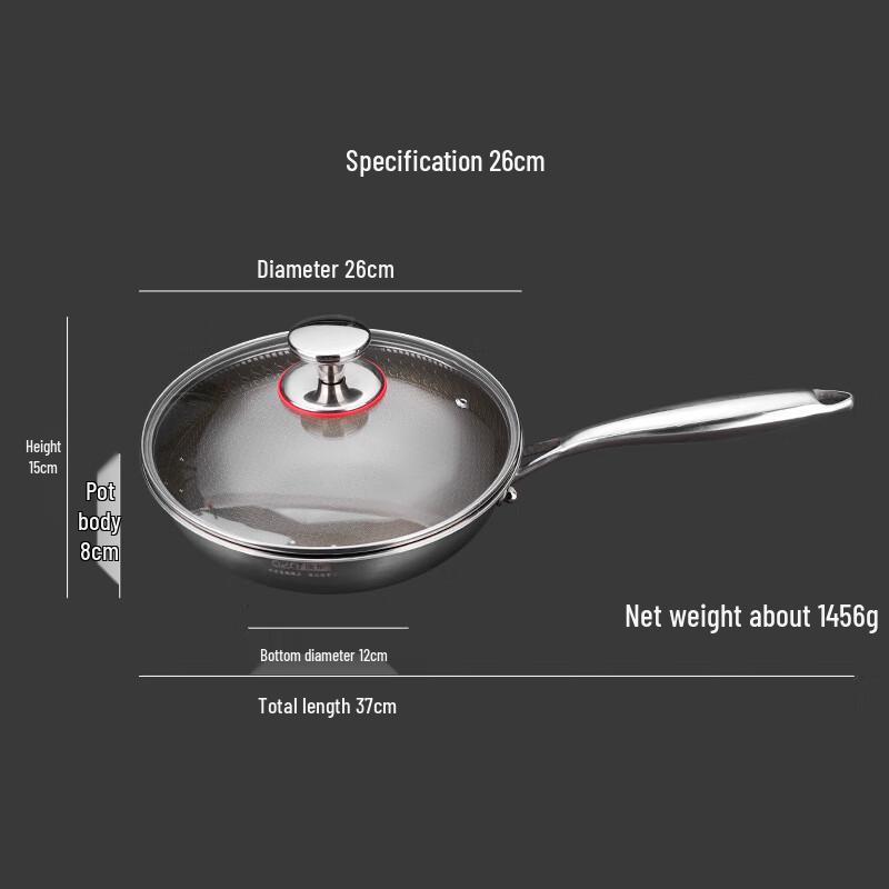 ZhiShi Ti Titanium Non-stick Wok