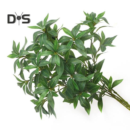 Artificial Greenery Branches Faux Greenery Stems Fake Leaves Artificial Foliage Twig Plants for Home Office Wedding Decor Vase Filler