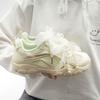 Belle shoes season breathable mesh German training shoes little white shoes student board shoes 2503