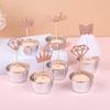8pcs Rose Gold Bride Glitter Diamond Cupcake Topper Wedding Bridal Shower Cake DIY Decoration Bachelorette Hen Party Supplies