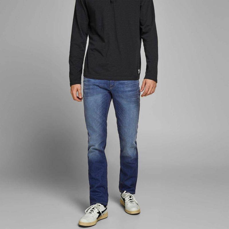 

Темно-синие узкие прямые джинсы TIM Мужское JACK & JONES