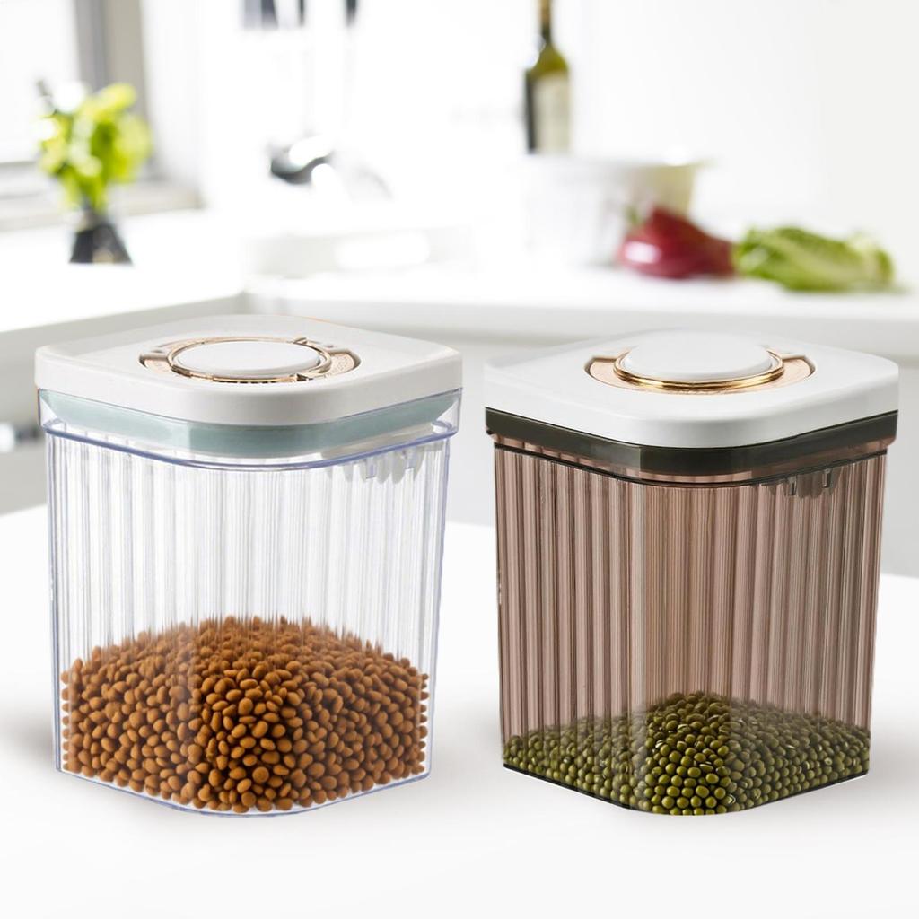Dry Food Storage Containers Airtight Food Storage Containers Milk Powder Box Stackable Bins Large Kitchen Organizer Pantry