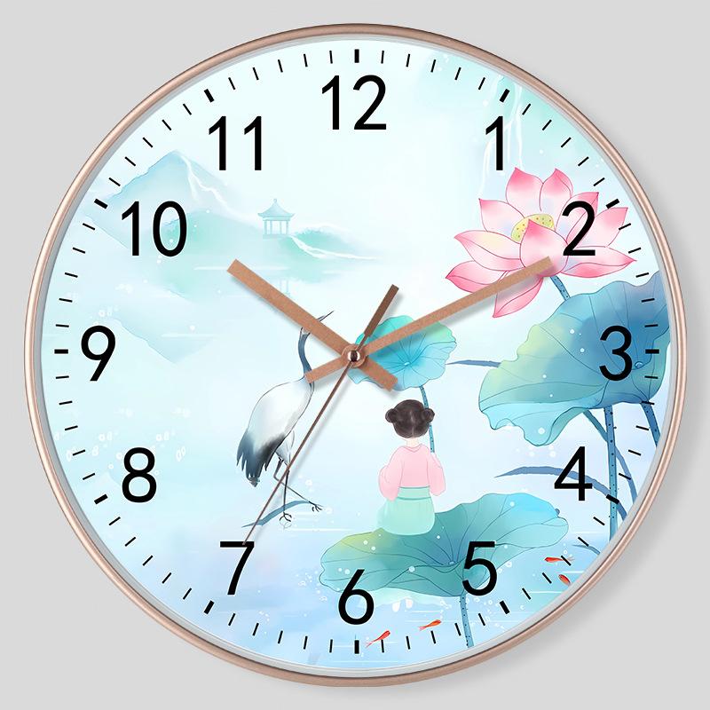 12 Inch 30CM Silent Wall Clock, Creative and Fashionable, Modern Home Clock, Living Room Simple Clock