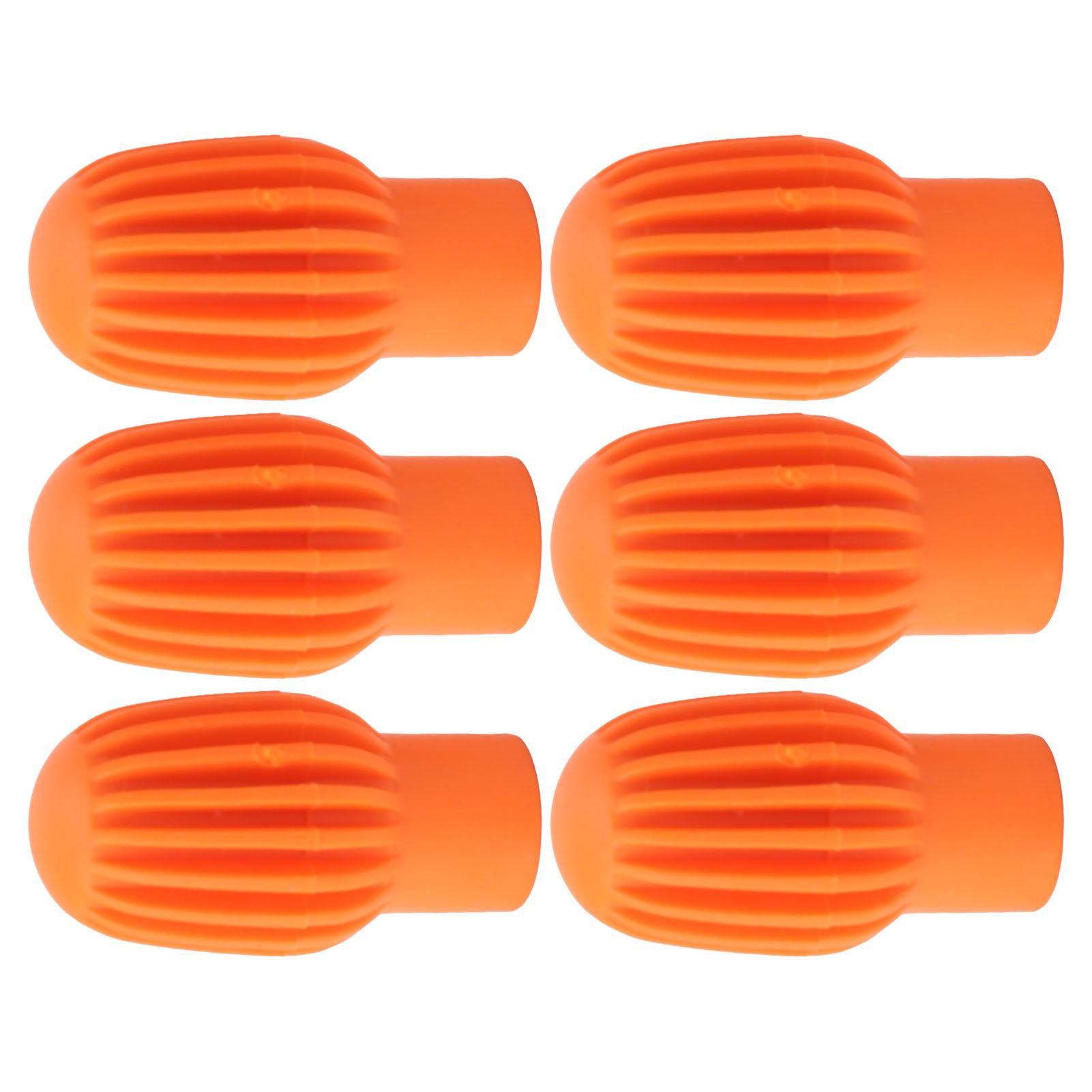 

6 шт. Наконечники для бесшумной практики барабанных палочек Силиконовый глушитель для барабана Демпфер для барабана Протектор головки барабанной палочки Чехол для головки для