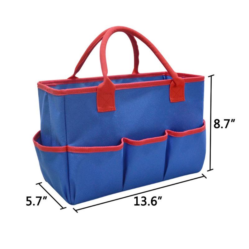 Home Repair Bag Portable Garden Plant Tote Multi Pocket Durable Teacher Organizer Tough Practical Essential
