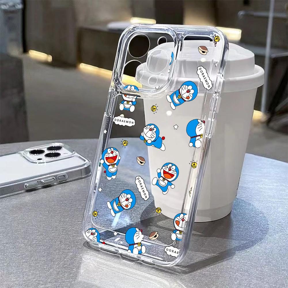 Cartoon For Doraemons Phone Case For Samsung Galaxy S26 S25 S24 S23 S22 S21 S20 FE Note20 10 Edge Plus Ultra Lite 5G Clear Cover
