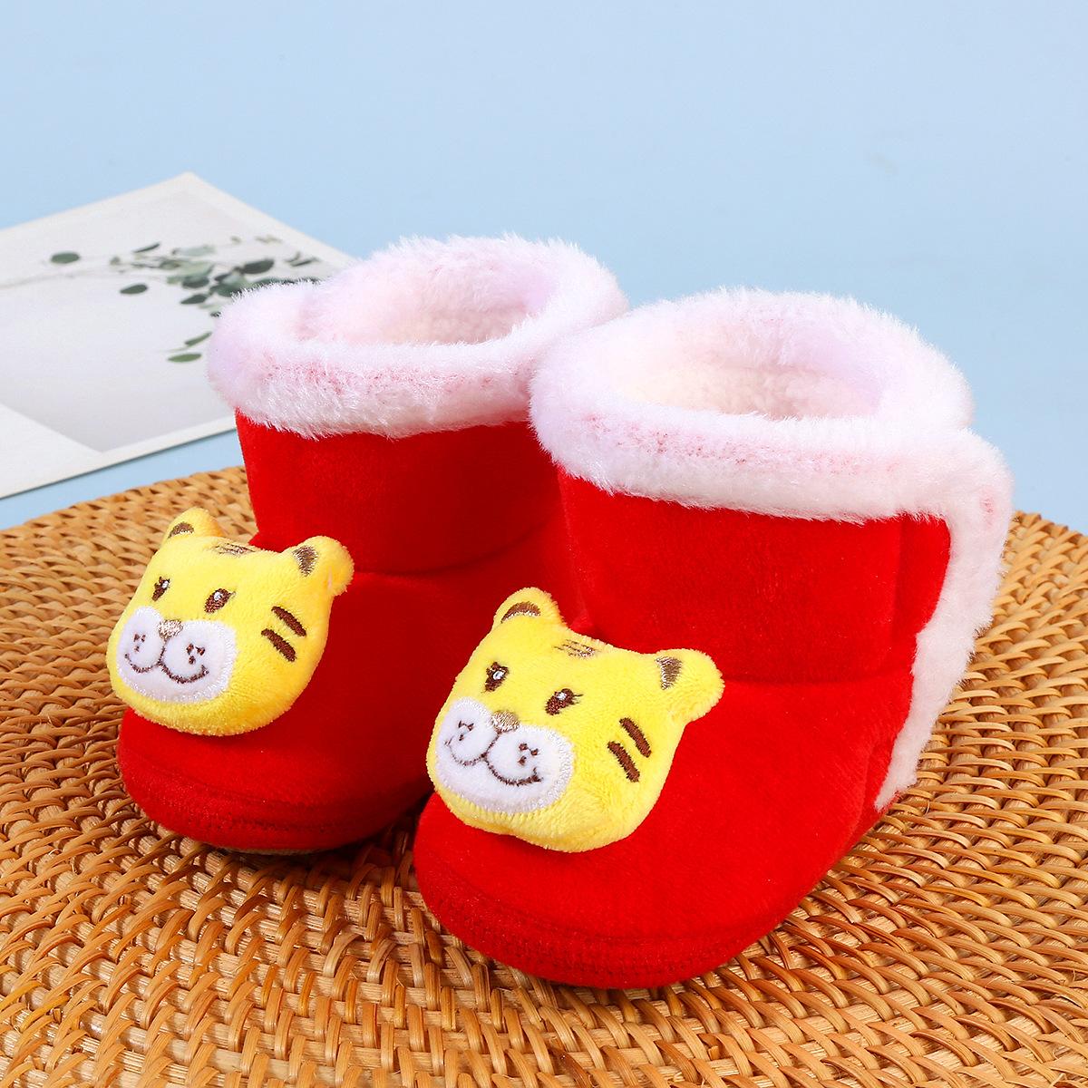 Детская обувь зимняя теплая на липучках для детей лет зимняя мягкая обувь для ходьбы — фото 15