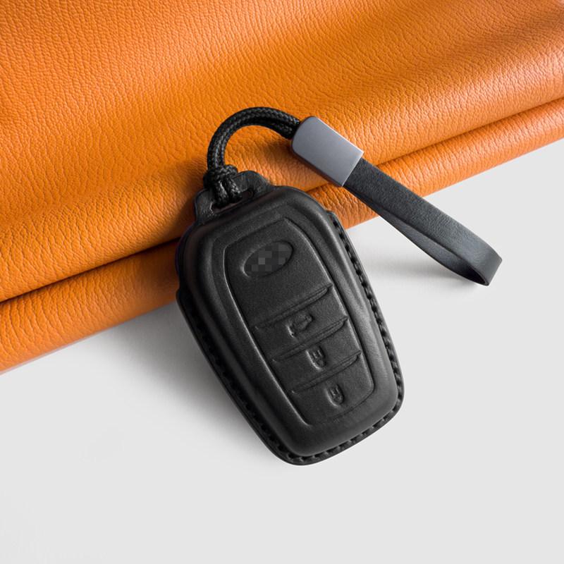 Echtes Leder Schlüsselabdeckung für Toyota Highlander, Camry und RAV4