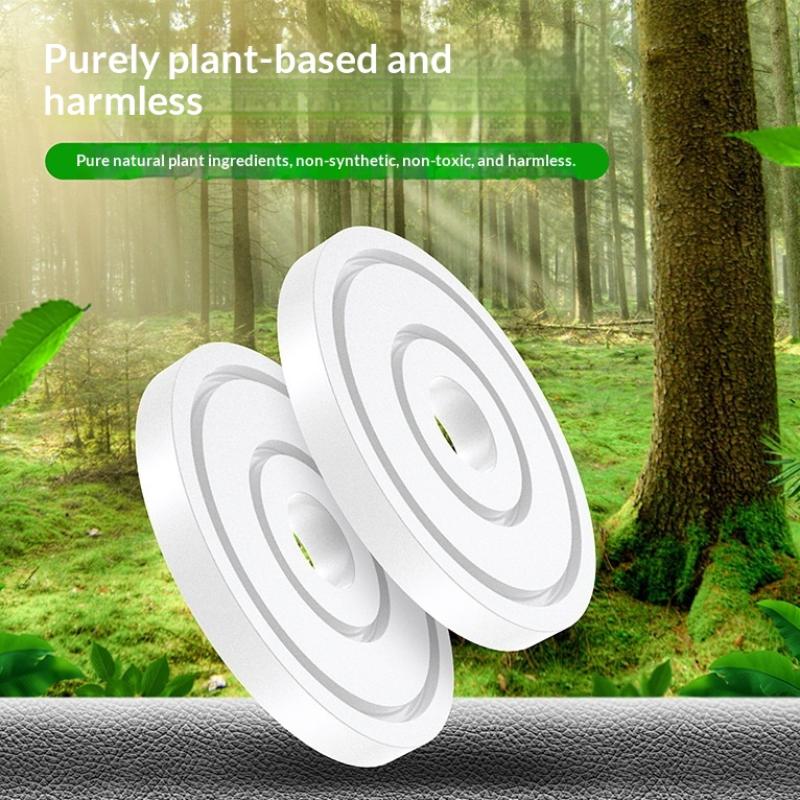 5Pcs Car Air Freshener Refill Round Car Air Vent Clip Fragrance Diffuser Replacement Pad Solid Perfume Fragrance Refill Tablets