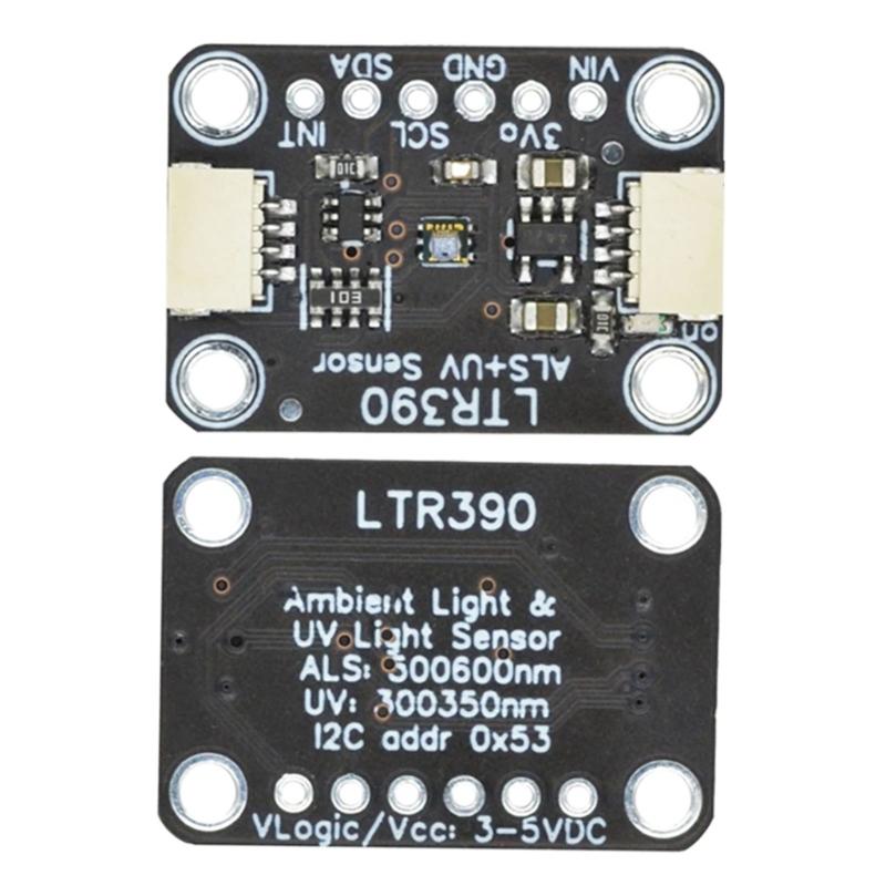 LTR390 Light Sensory 280nm to 430nm Support I2C UART 3.3V 5V for Light Intensity Detection Weather Experimemt