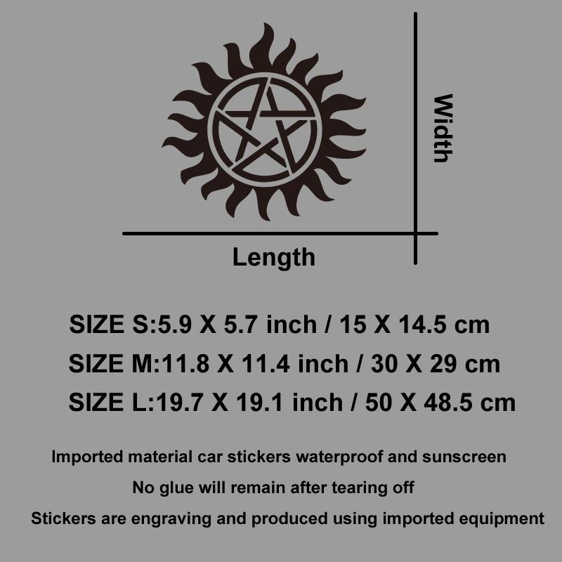 Five-pointed star in flames creative&funny stickers for cartoon fans&lover,high quality for car trucks motorcycles & laptops