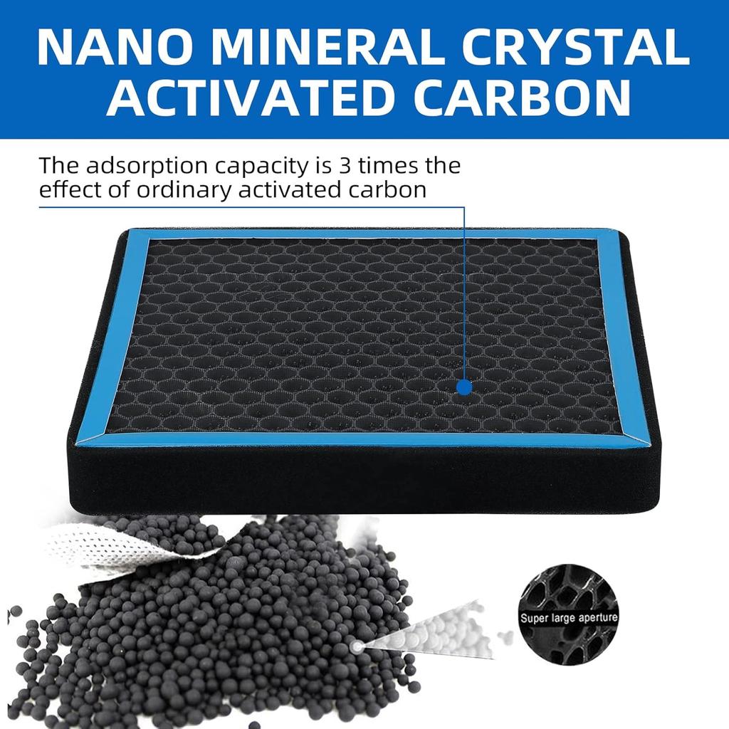 CF11966 Cabin Air Filter HEPA Air Conditioner with Activated Carbon Replacement Cabin Air Filter Accessories Compatible with Buick Chevrolet GMC