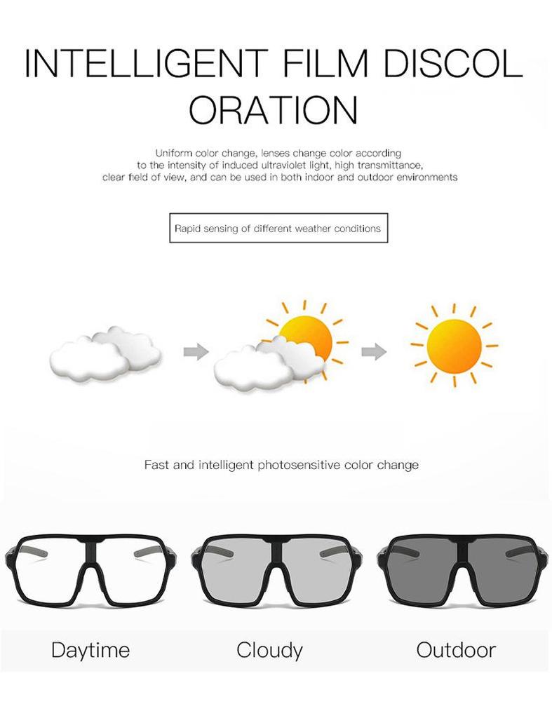 Outdoor Sports Windproof Cycling Sunglasses with Sun Protection