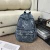 Denim Backpack Travel Lightweight Backpack