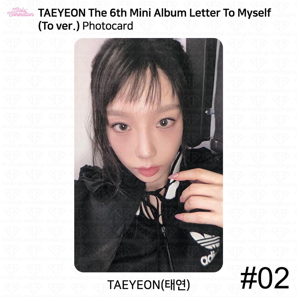 

Taeyeon 6th Mini Album Letter To Myself Официальная фотокарточка KPOP K-POP SNSD To ver #2
