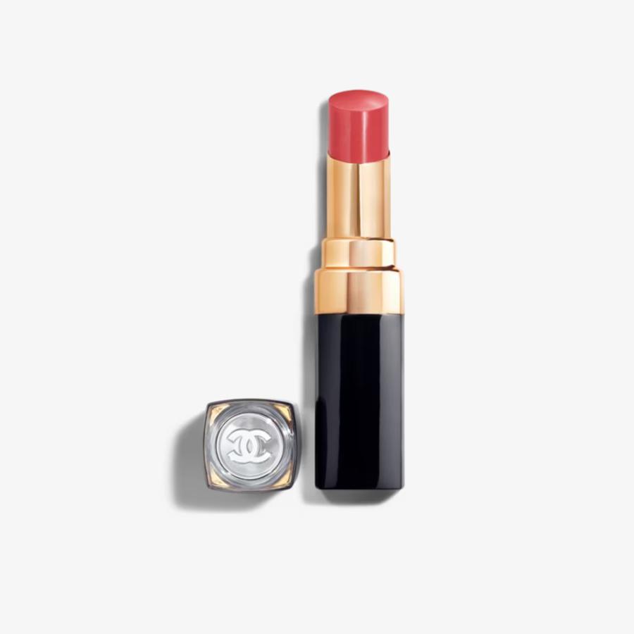 CHANEL ROUGE COCO FLASH 144 MOVE Увлажняющая Помада с Ярким Блеском 3г | Роскошный Увлажняющий Цвет для Губ розовый/персиковый
