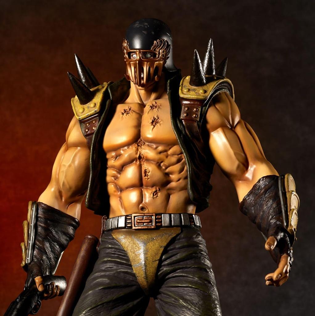 Kaiyodo Mega Soft Vinyl Fist of the North Star Jagi, approximately 500mm tall, non-scale PVC pre-painted, finished figure