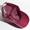 Solid color ponytail baseball cap with curved brim duckbill cap for spring and summer women's outdoor sports sun hat