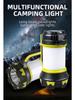 Portable Camping Lantern Lamp T6 Beads Flashlight USB Rechargeable Waterproof Emergency Outdoor Searchlight with COB Sidelight