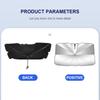 Foldable Car Sunshade Umbrella Summer Sun Interior Windshield Sun Shade Protector Parasol Protection Accessories For Shading