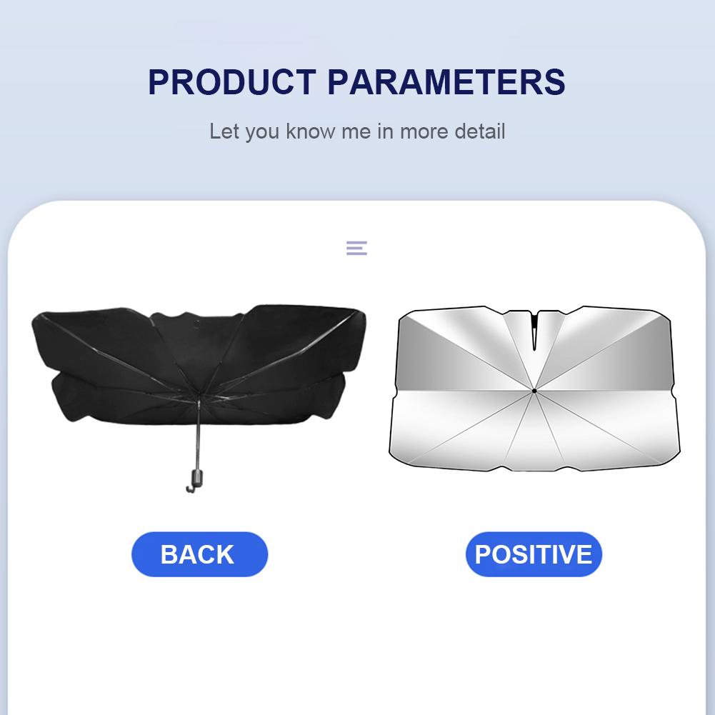 Foldable Car Sunshade Umbrella Summer Sun Interior Windshield Sun Shade Protector Parasol Protection Accessories For Shading