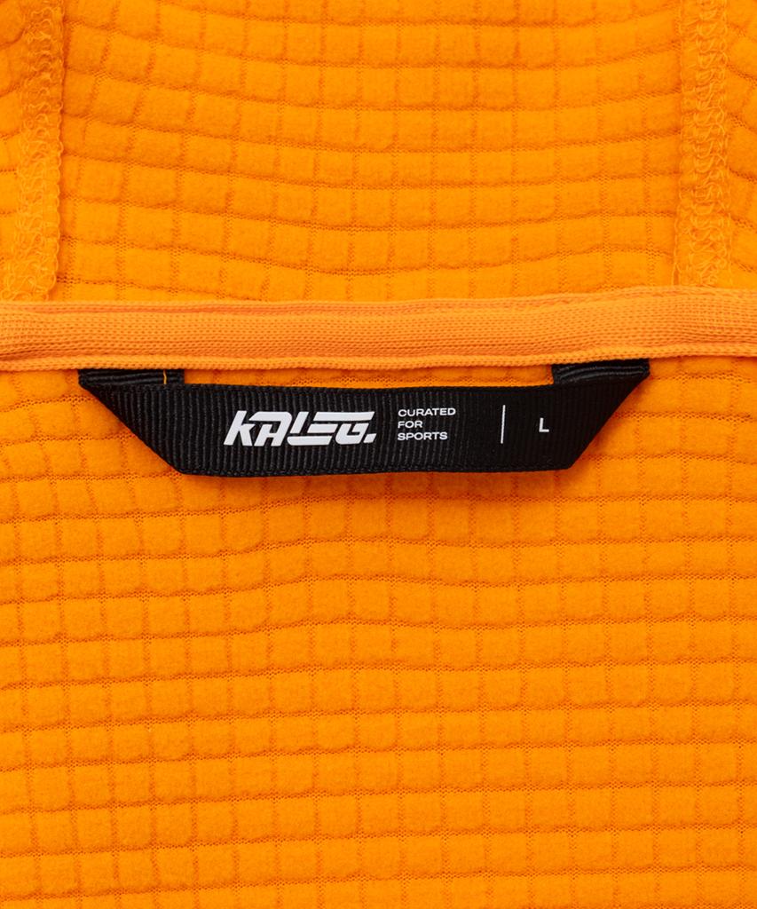 KALEG Racing Power Grid Running Hoodie Men'S (Orange)