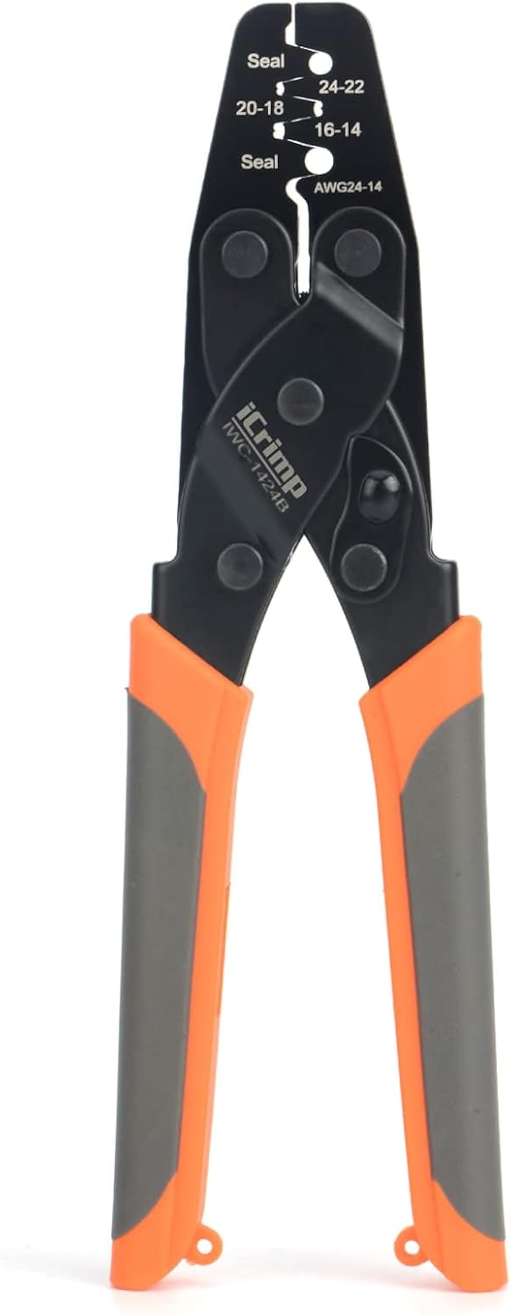 

iCrimp Crimping Pliers for Automotive, Tyco, Delphi, and Motorcycle Waterproof Connectors, Open Barrel, 0.2-2.0mm², IWC-1424B