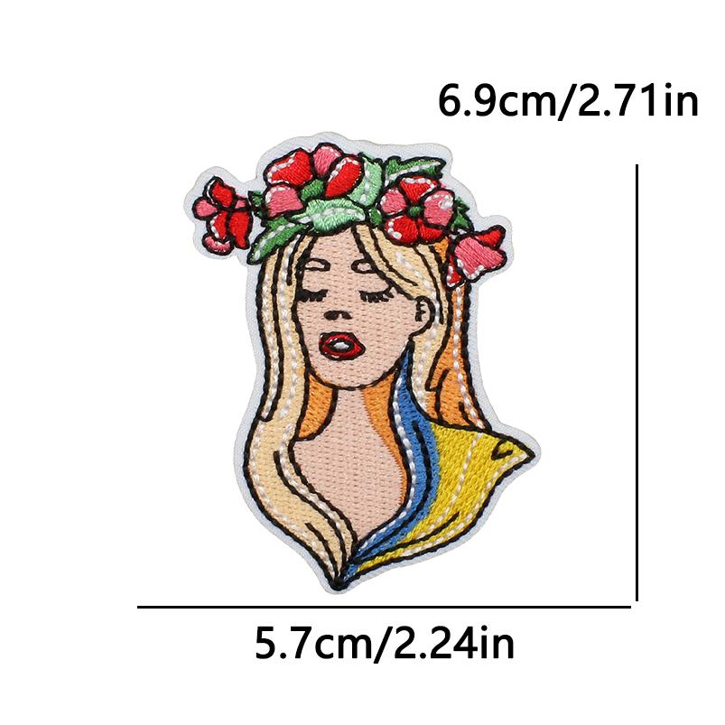 10pcs Lots Flower Letter Slogans Embroidery Patches Butterfly Iron On Patches For Clothing Chrysanthemum Book Sew Stickers 