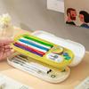 Pencil Case Simple Ins Lovely Large Capacity Double Layer Stationery Box Multifunction