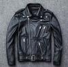 Men's PU leather jacket spring and autumn new locomotive style stand-up collar zipper slim jacket fashion trend retro wallet
