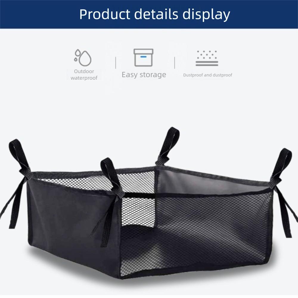 Folding Stroller Storage Basket Hanging Under Table Storage Net  for Outdoor