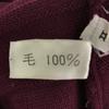 Yves Saint Laurent Wool V Neck Knit Vest 2 Purple Women Used