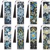 8pcs Diamond Art Bookmarks 5D Mandala Flower Beaded Bookmarks Acrylic Tassel Bookmarks for DIY Beginners Adult Art Craft