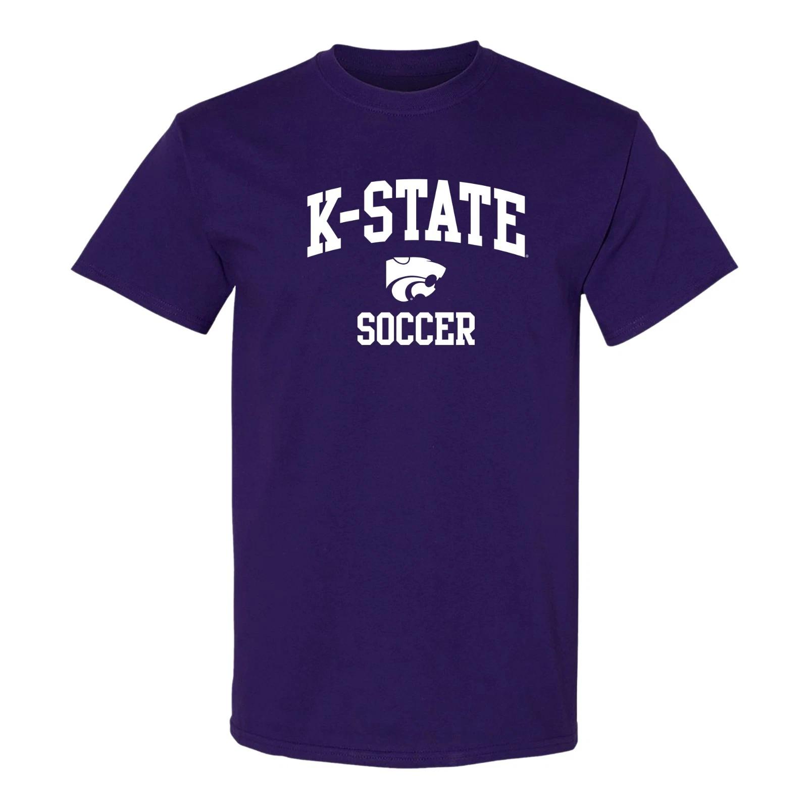 K-State Arch Logo Soccer T-Shirt - Purple XL