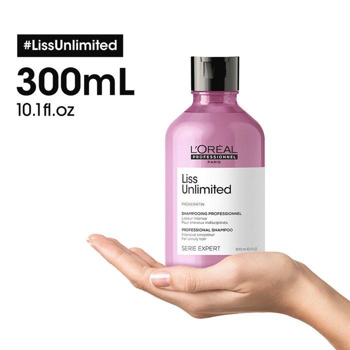 Haarpflege-Set - L'ORÉAL PARIS - L'Oréal Professionnel - Glättendes Shampoo Liss Unlimited Serie Expert 300 ml