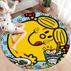 Mr. Men Little Miss Custom Name Round Area Rug,Carpet Rug for Living Room Bedroom Sofa Playroom Decor,Non-slip Floor Mat