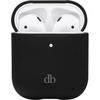 Coque pour AirPods - DBramante1928 - Costa Rica - Silicone - Compatible chargement sans fil - Noir