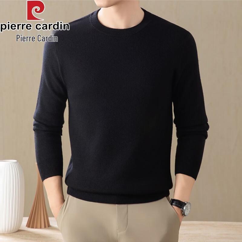 Pierre Cardin Men's Pure Wool Blend Winter Pullover Sweater