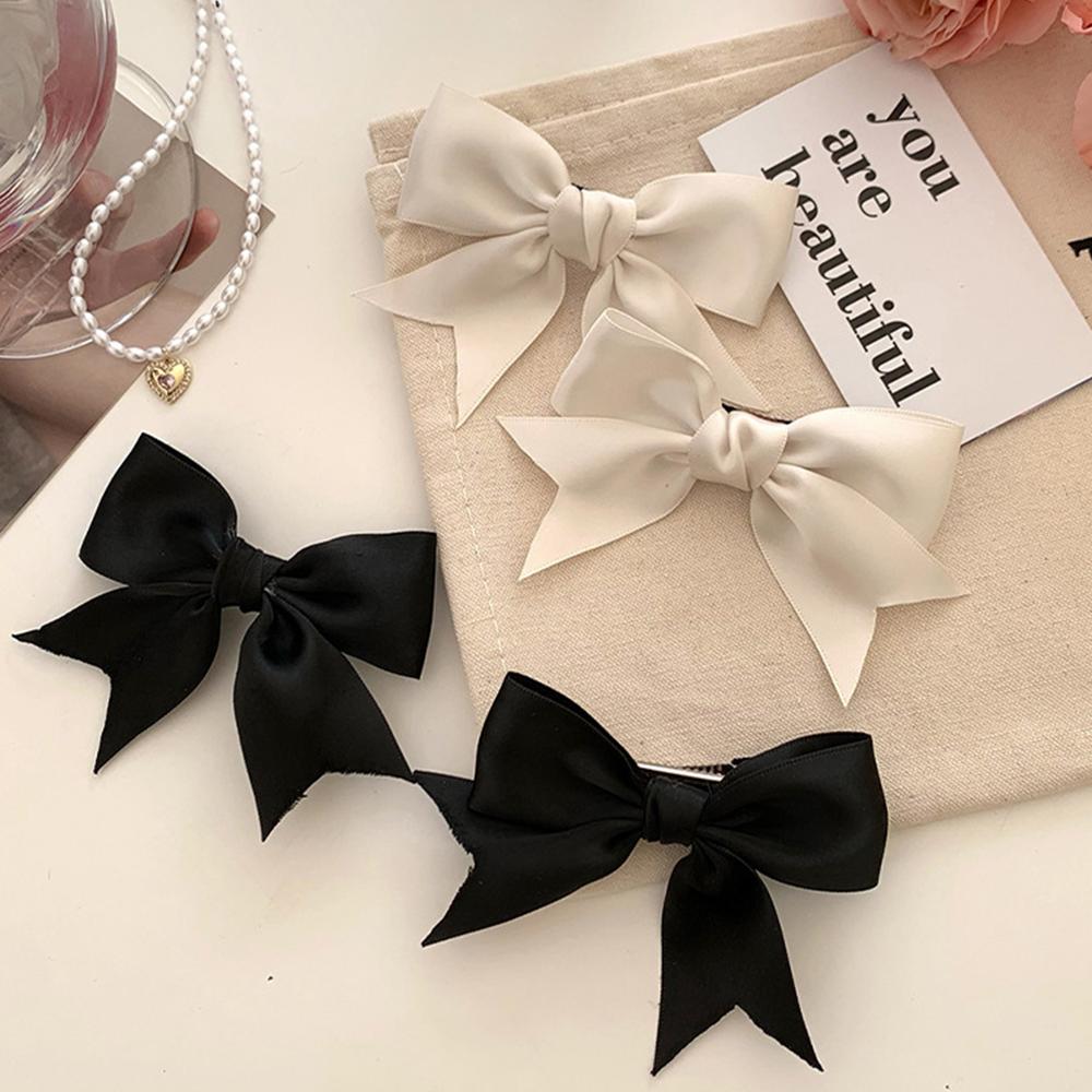 2PCS Satin Bow Hair Clip