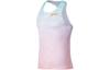 Running Collection Running Tank Tops Men's White All Over Print Crew Neck Moderate Straight Fit AAYS037-1