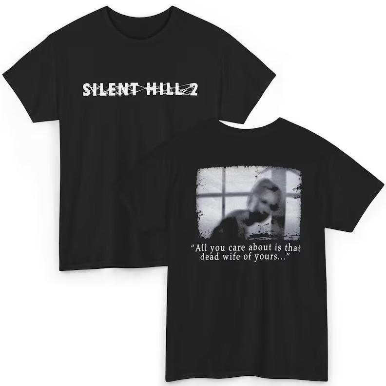 Silent Hill 2 T-Shirt – Horror Game Quote Graphic Tee for Gamers and Fans Unisex T-Shirt XXL