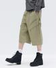 MAISON MINED Detachable Cotton Pants Beige