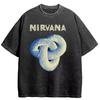 Nirvana band rock uomo Cotone Retro Lavato T-shirt Album In Utero uomo Donna Oversize Y2K Ristretta T-shirt Casual Larga streetwear