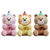 Cartoon Bear Door Bumper Adhesive Free Door Handle Stopper Wall Protector Soft Shock Absorbing Door Stops Anti-collision Pad Decorative Cushion