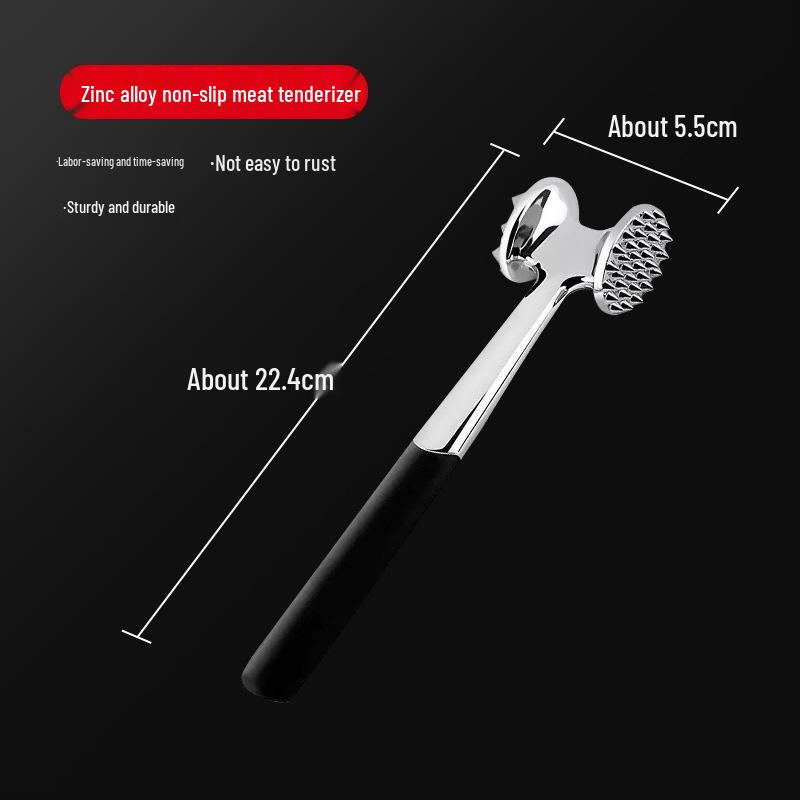 Молоток для отбивания мяса из цинкового сплава, двусторонний