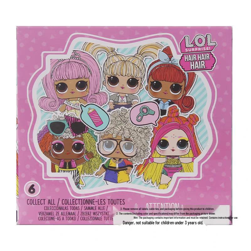 LOL Surprise Hair Makeover Dukke & Mote Ball Sett