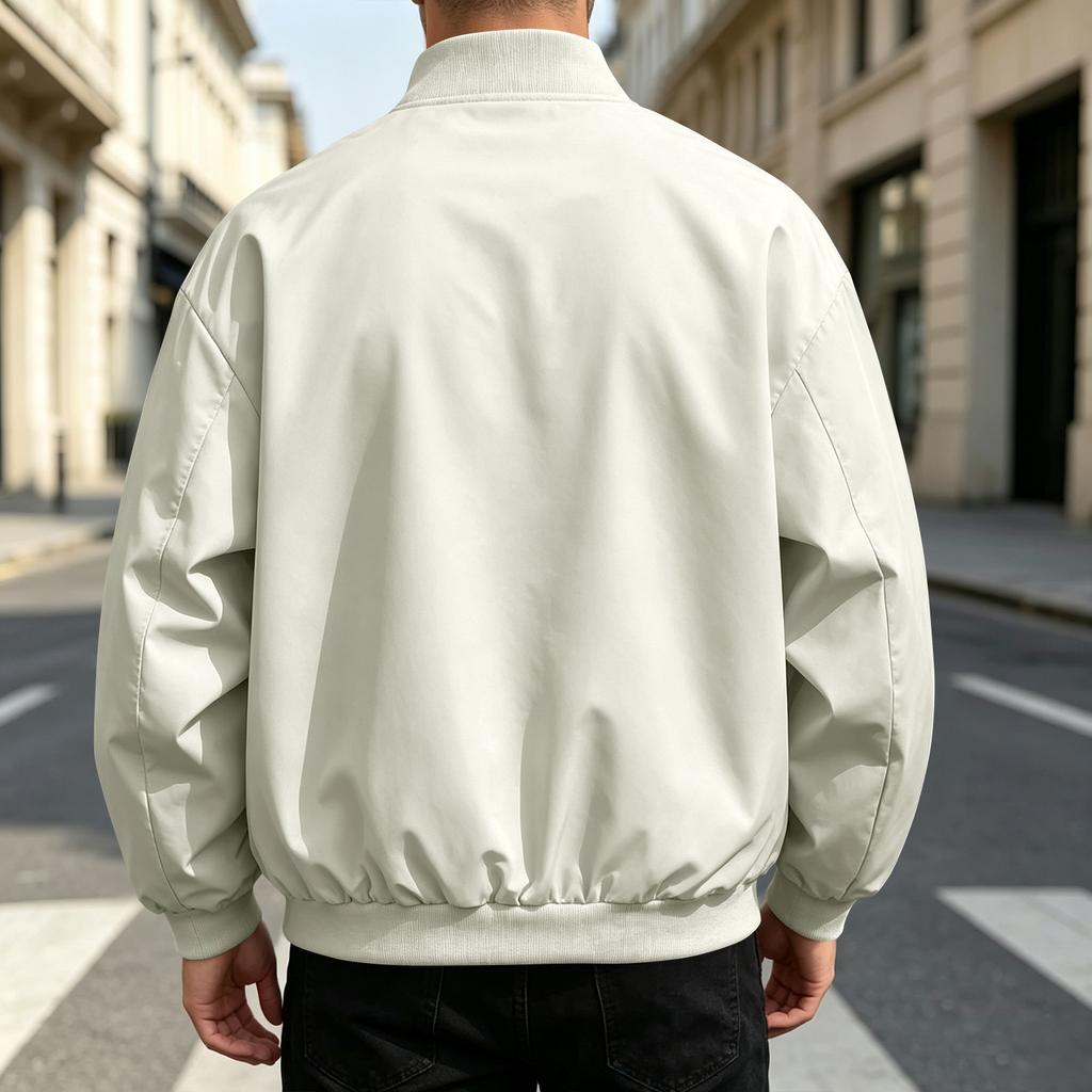 Men's Plus Size Baseball Jacket Korean Lightweight Spring Trendy Outerwear